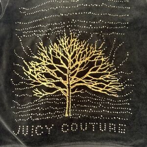 Juicy Couture Women’s Y2K Vintage Olive Green Velvet  Jacket